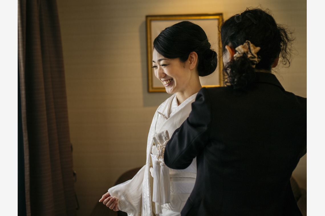 植村由理が撮影した「愛宕神社での挙式と小笠原伯爵邸での披露宴」の写真