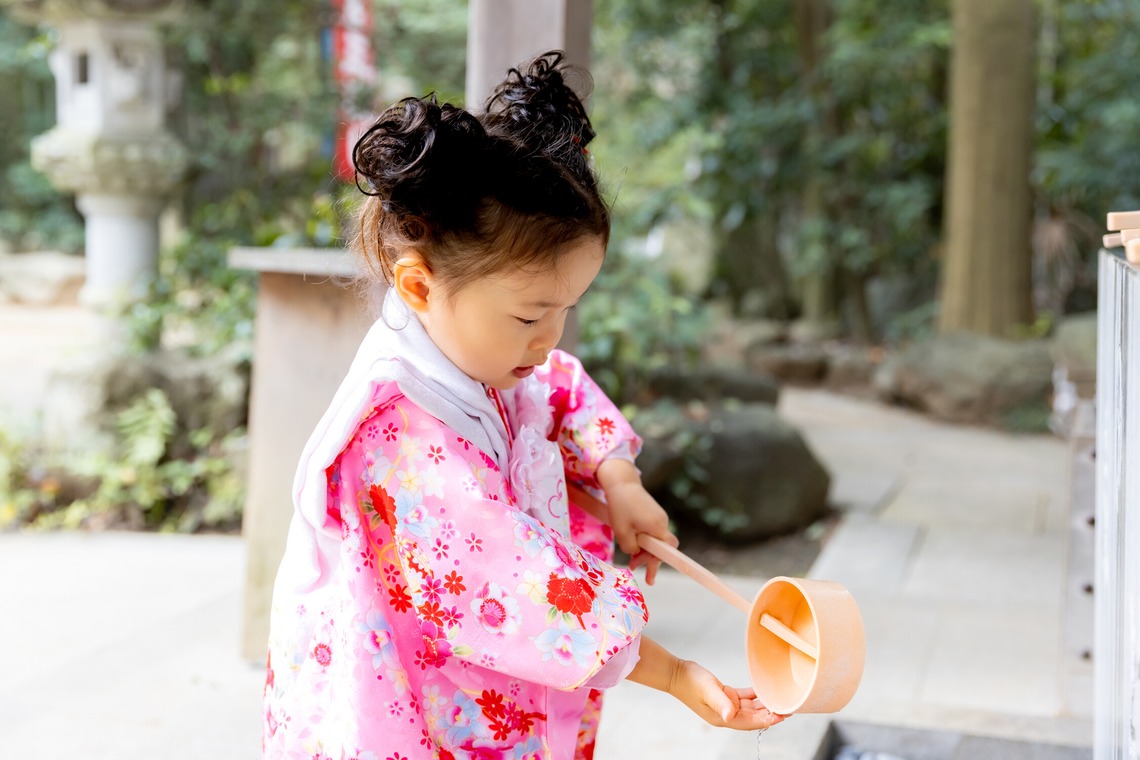 出張撮影くろさわが出張撮影した家族写真(キッズ,ベビーフォト)などが写った「七五三」の家族写真