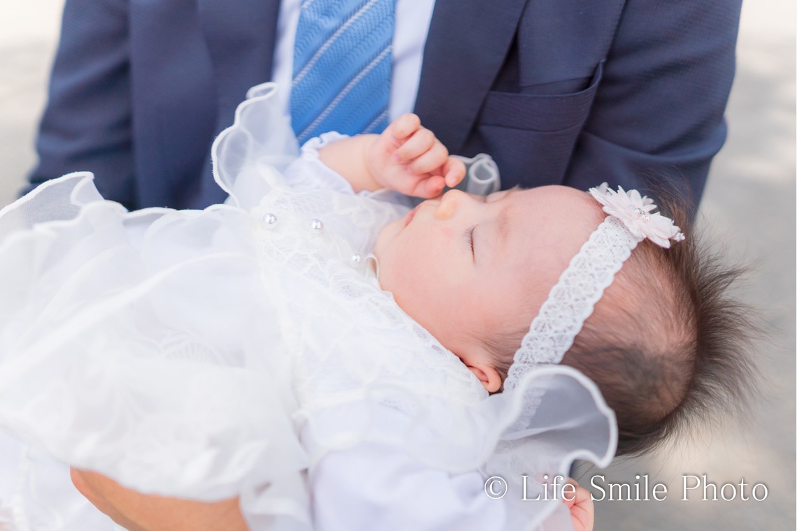 川口 武志(Life Smile Photo)が出張撮影した家族写真(キッズ,ベビーフォト)などが写った「お宮参り撮影＠上賀茂神社」の家族写真