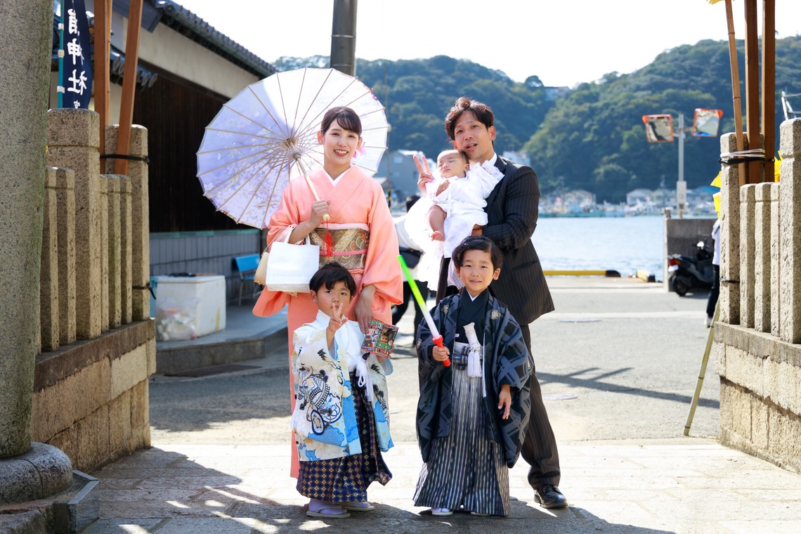 真方　祥が撮影した「七五三参り記念写真」の写真