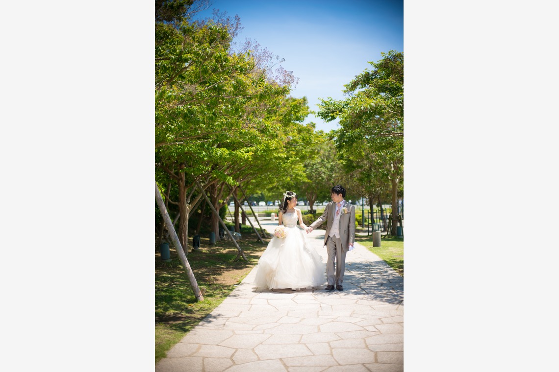 竹部 祐樹が撮影した「ウェディング前撮り＠水辺の森公園」の写真