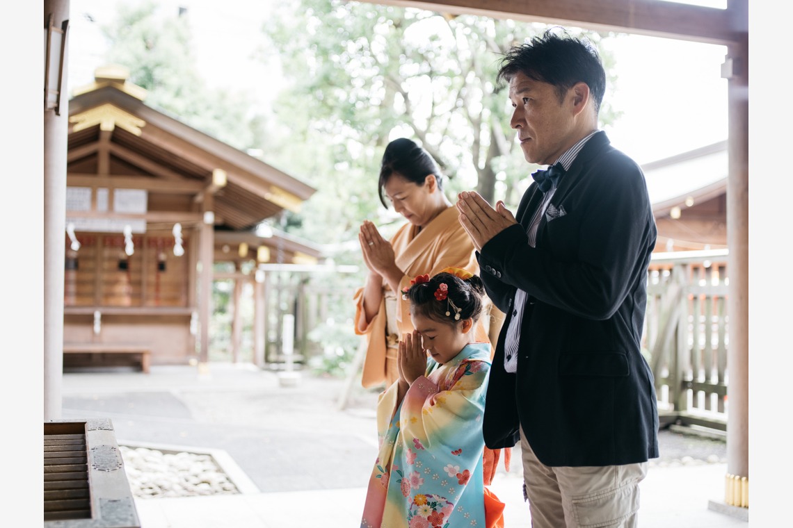 植村由理が撮影した「七五三　＠神明社　横浜」の写真
