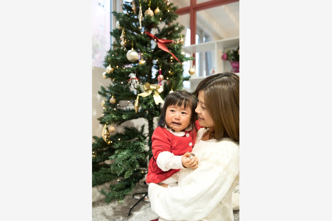 髙栁豪志が出張撮影した家族写真(キッズ,ベビーフォト)などが写った「クリスマス撮影会」の家族写真