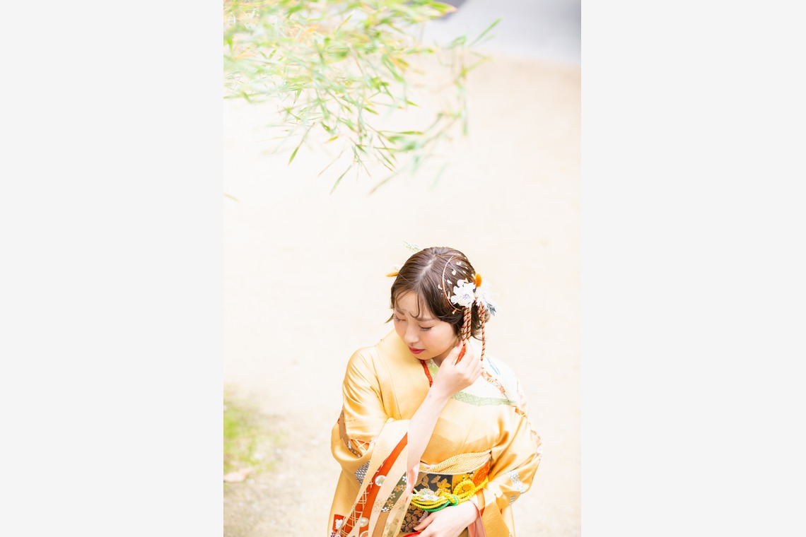 多田正子が出張撮影した家族写真(キッズ,ベビーフォト)などが写った「成人式前撮り」の家族写真