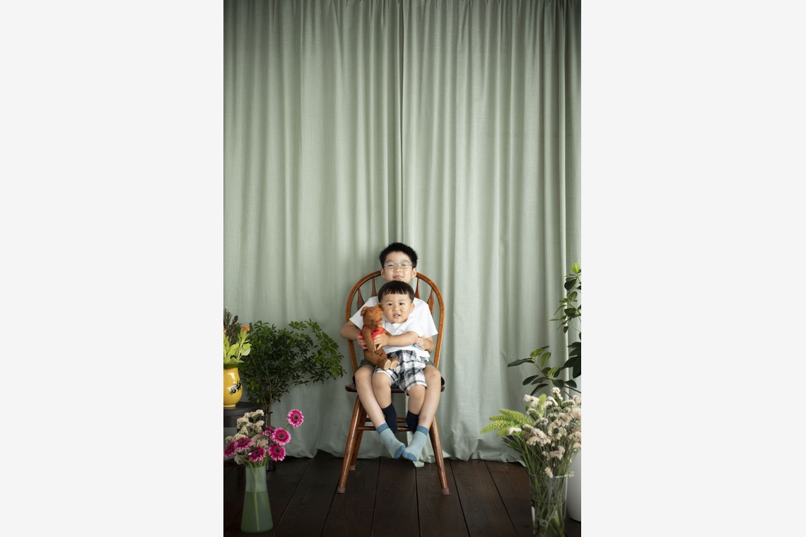 Hamuこども写真館が撮影した写真のアルバム「大阪市西区スタジオにて家族写真」