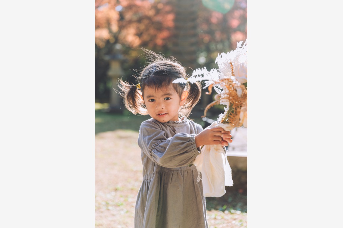 多田正子が撮影した「ファミリーフォト（バースデーフォト）」の写真