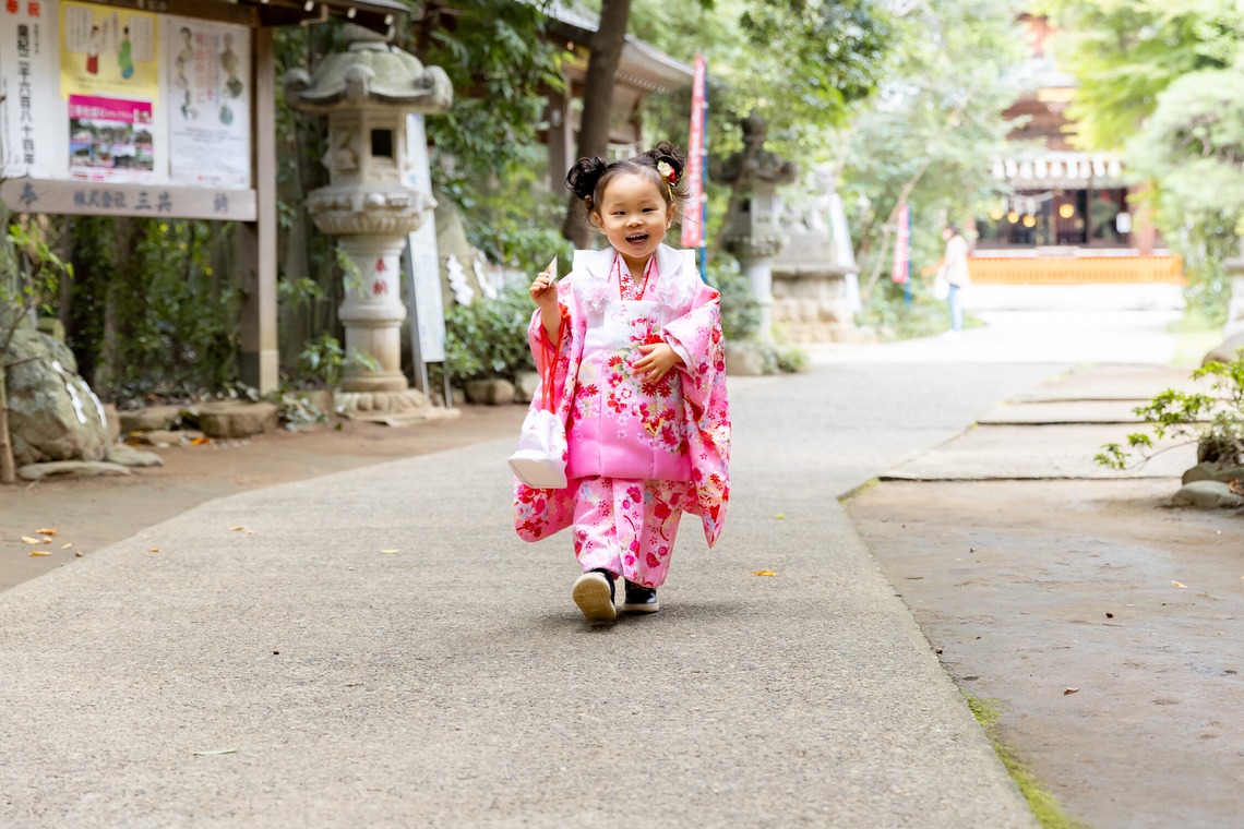 出張撮影くろさわが出張撮影した家族写真(キッズ,ベビーフォト)などが写った「七五三」の家族写真