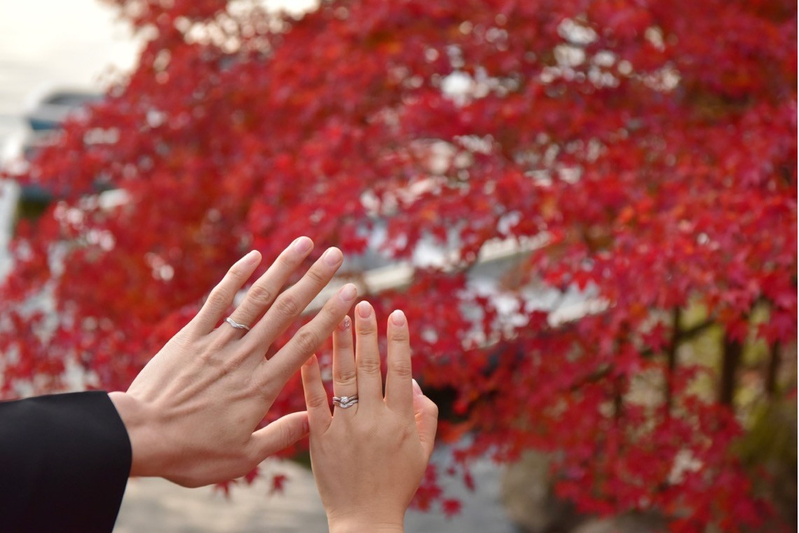 キキフォトワークスが撮影した「秋の奈良公園で和装前撮り」の写真