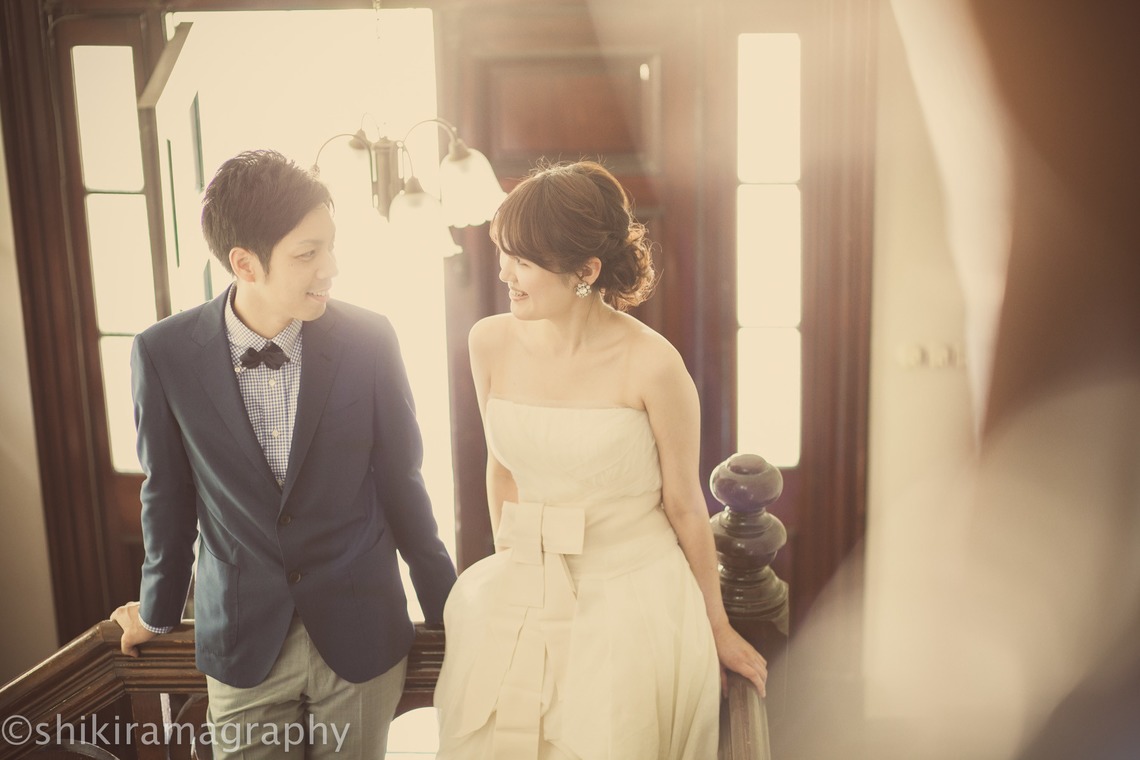 シキラマ グラフィーが撮影した「エンゲージメント・ドレス」の写真