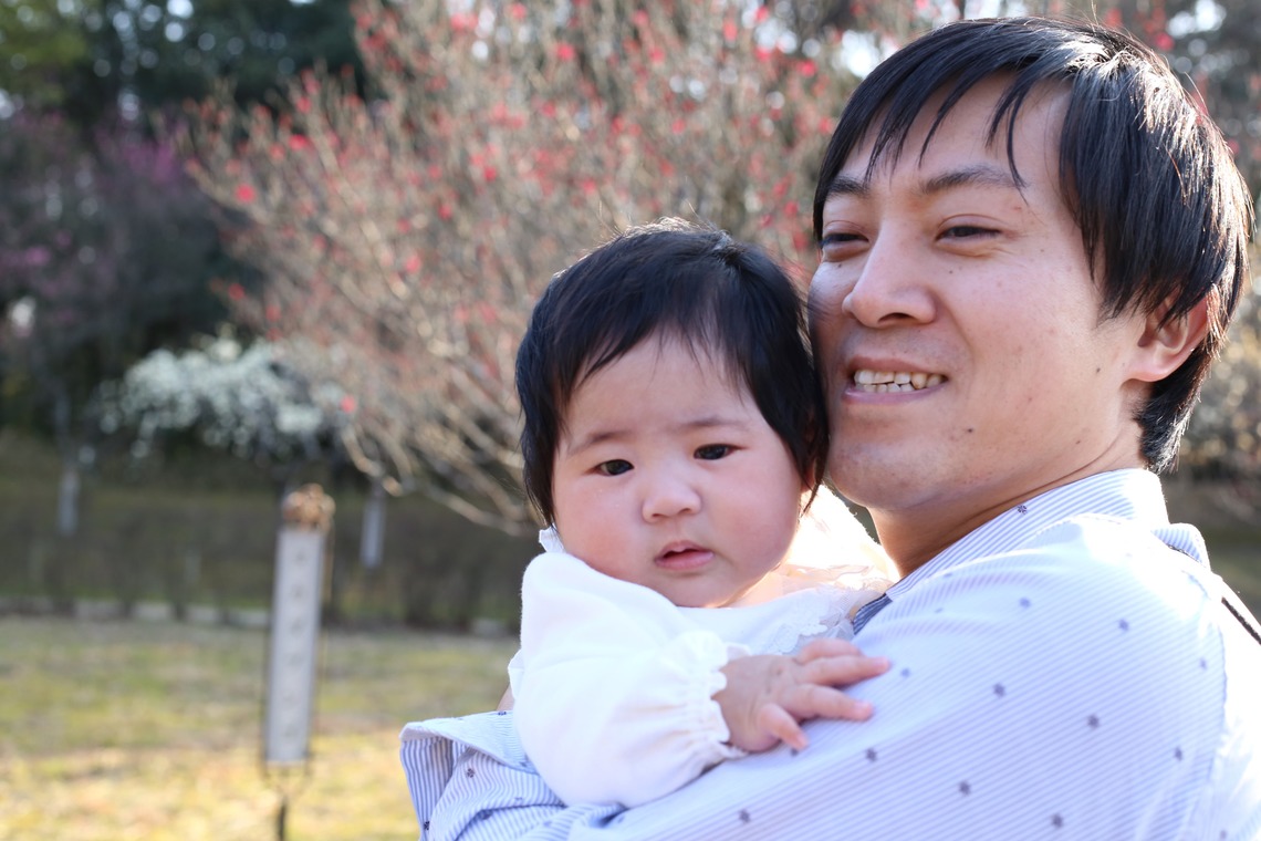 竹内雅俊が撮影した「初節句と初めての梅」の写真