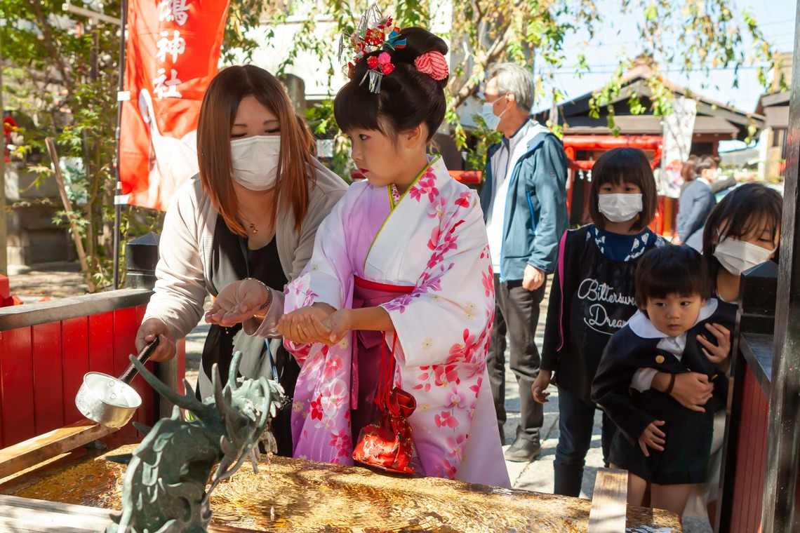 風の彩水の音が撮影した「七五三　鬼滅の刃コスチューム」の写真
