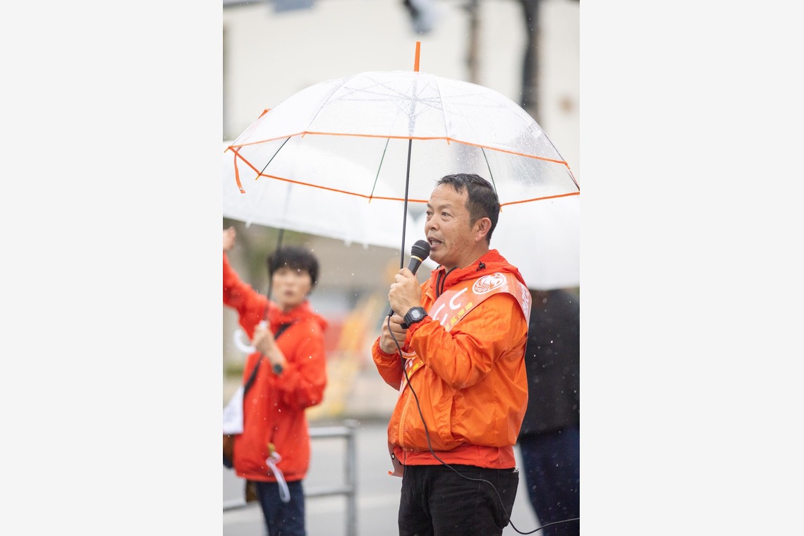 ポートレート沖縄が撮影した「選挙活動の様子」の写真