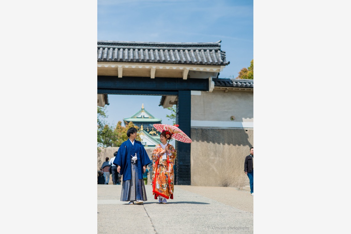 U-CONCENT (香川裕貴)が撮影した写真のアルバム「和装ロケーション前撮り_大阪城公園」