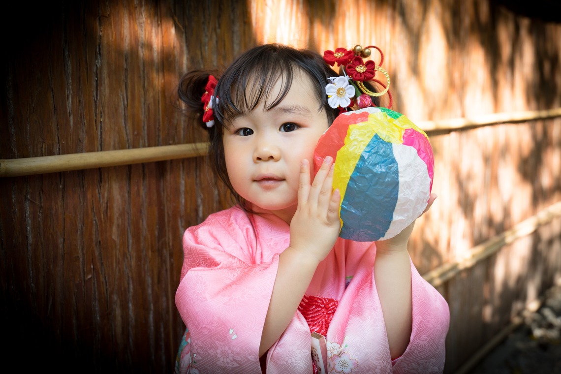 富岡 そよぎが撮影した「庭園での七五三撮影」の写真