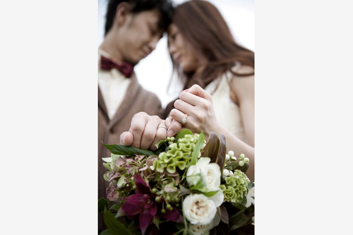 skyward photo film（竹本飛鳥）が撮影した「前撮りドレス」の写真