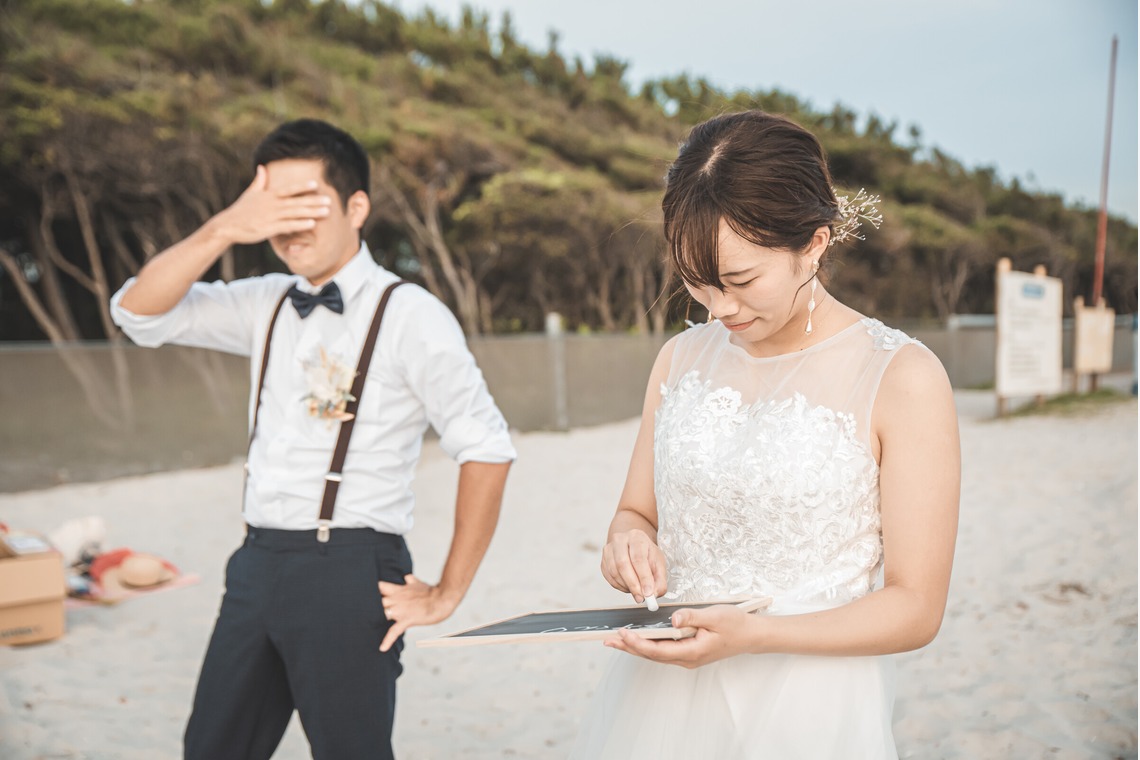 山下　剛が撮影した写真のアルバム「海岸でのウェディングフォト」