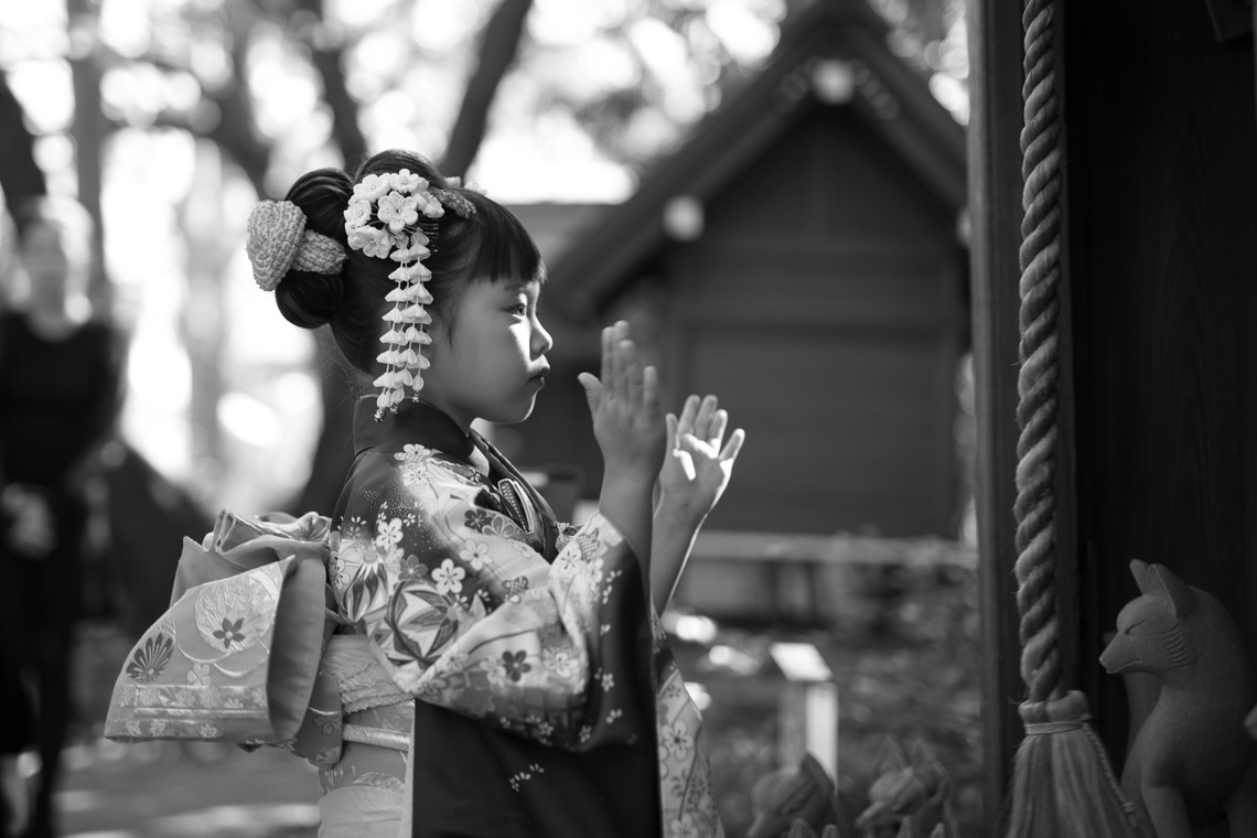 T.Matsumuraが出張撮影した家族写真(キッズ,ベビーフォト)などが写った「七五三＠鵠沼伏見稲荷神社」の家族写真