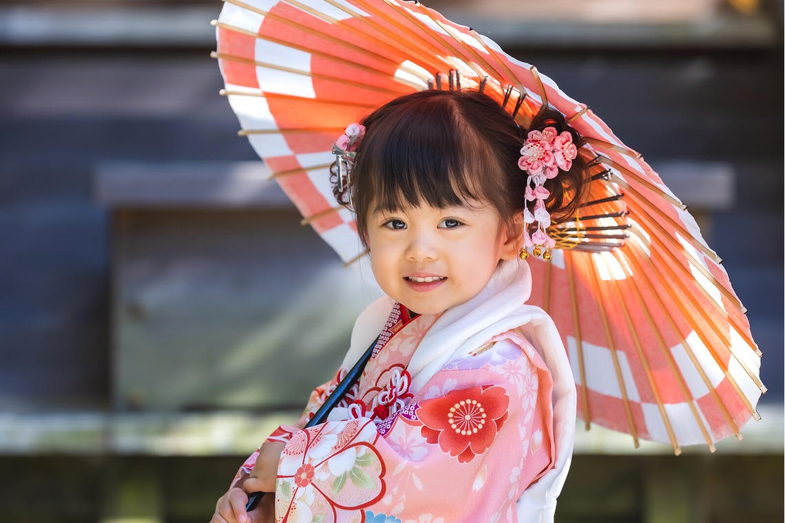 Minminが出張撮影した家族写真(キッズ,ベビーフォト)などが写った「七五三」の家族写真