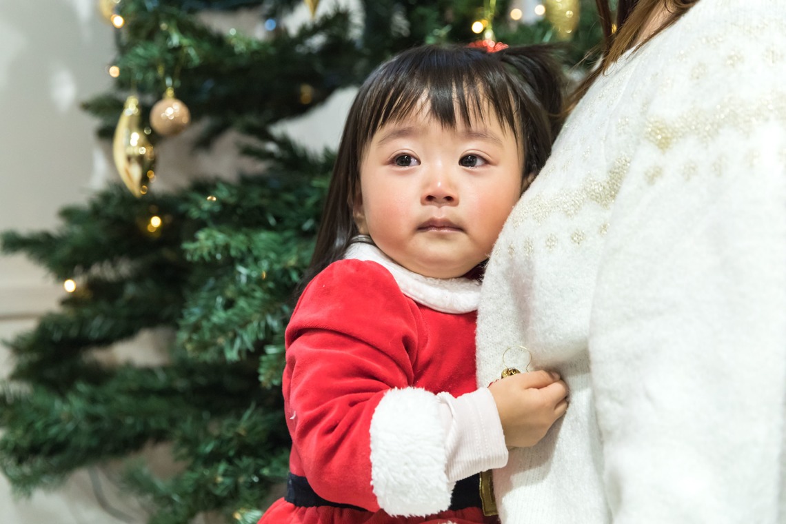 髙栁豪志が出張撮影した家族写真(キッズ,ベビーフォト)などが写った「クリスマス撮影会」の家族写真