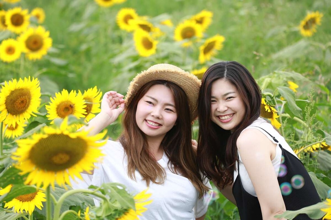 理 S PHOTOが撮影した「鼻高展望ひまわり畑」の写真