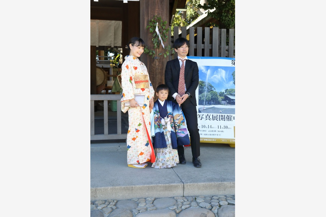 あさつきカメラが撮影した写真のアルバム「七五三撮影、お宮参り」