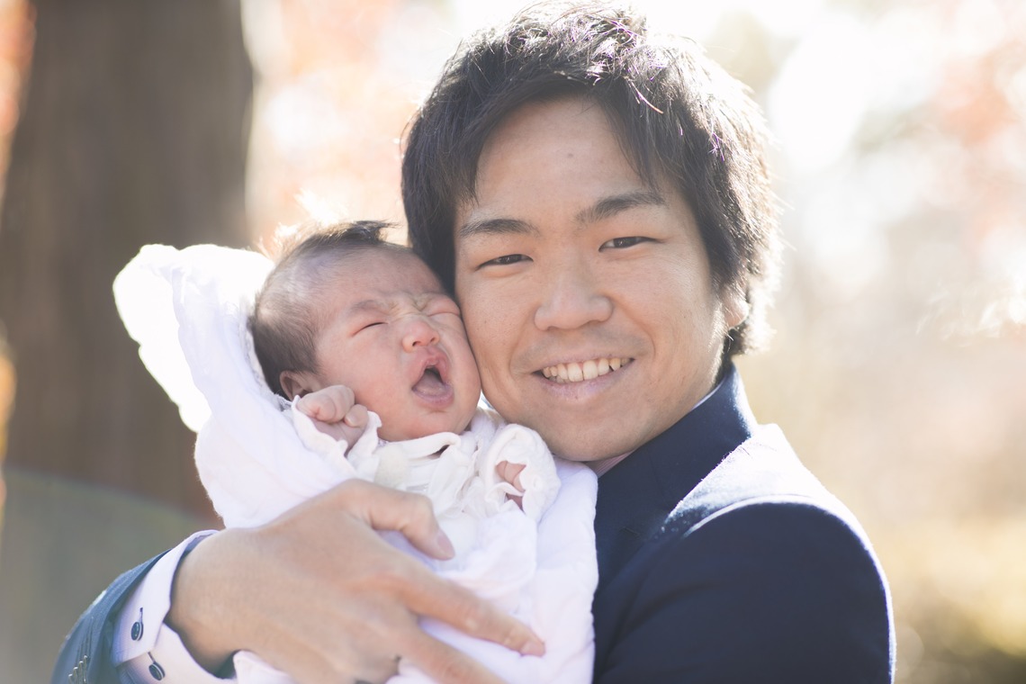 Rev Factoryが出張撮影した家族写真(キッズ,ベビーフォト)などが写った「ファミリーフォト」の家族写真