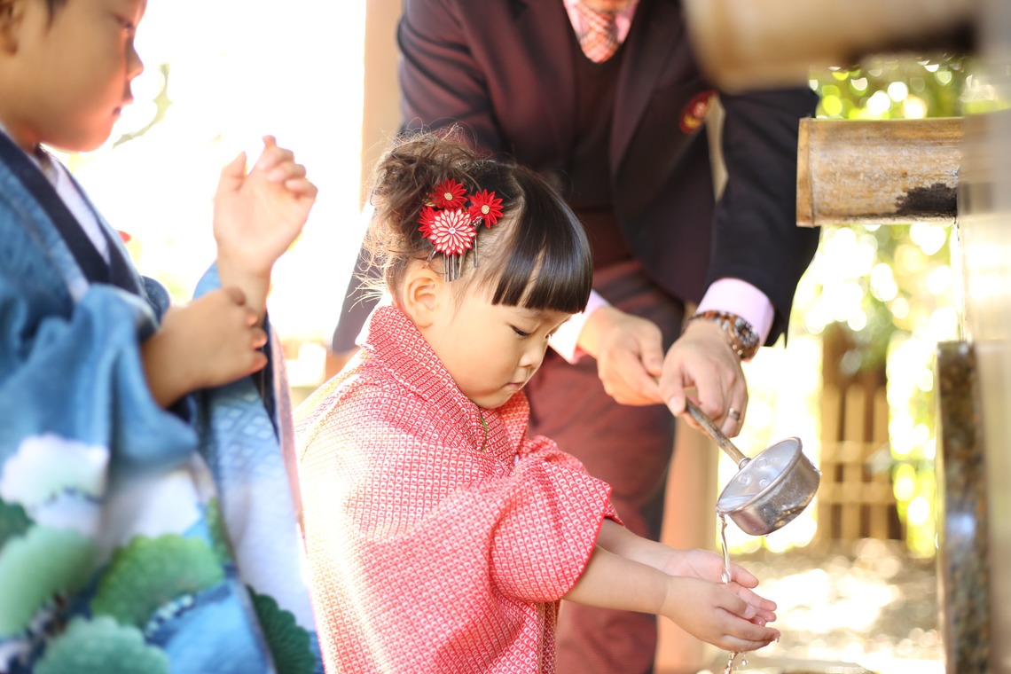 出張撮影HUG TIMEが撮影した「七五三記念撮影＠世田谷八幡宮・東京」の写真