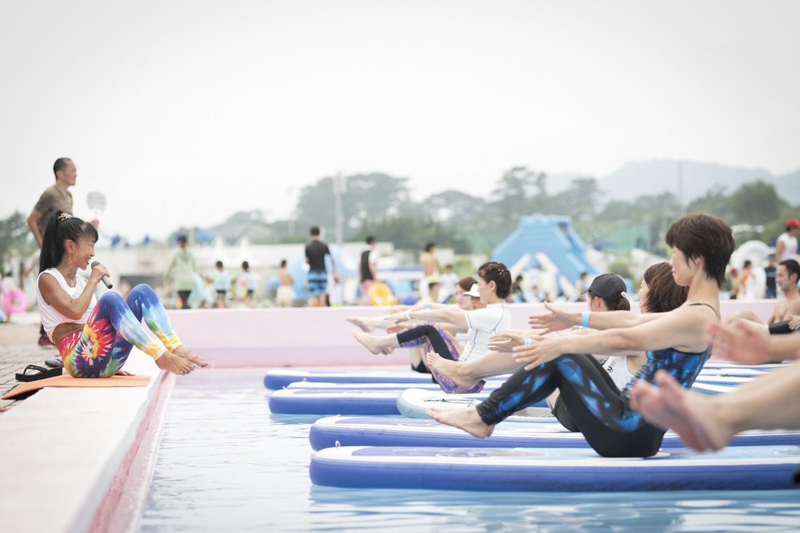 長濱崇が撮影した「サップヨガイベント/大磯ロングビーチ」の写真