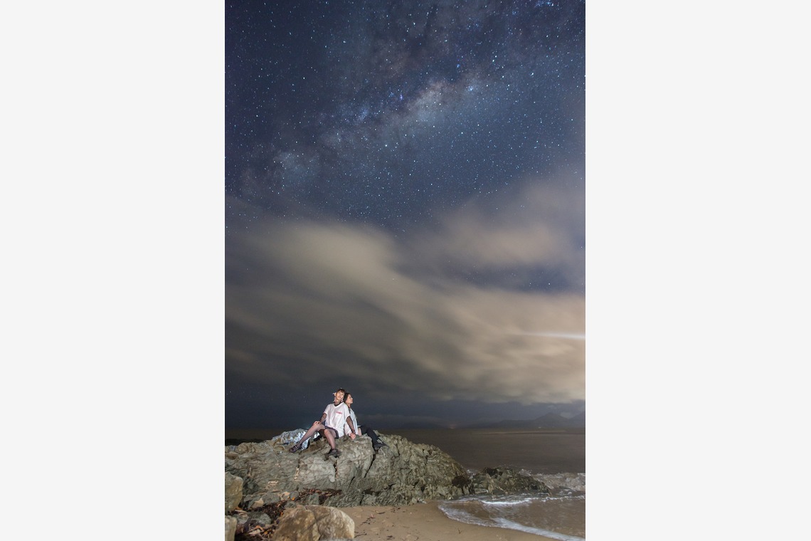 スマイルケアンズが撮影した「ケアンズの星空ビーチフォト」の写真