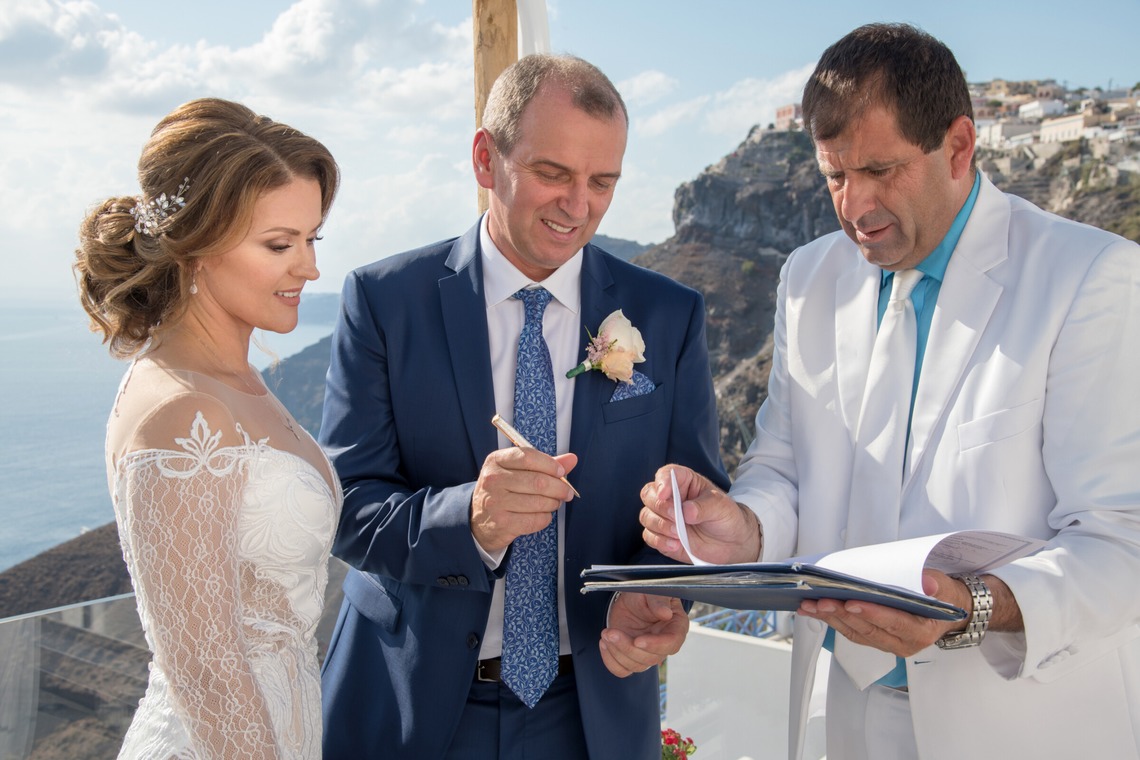 Olga Chalkiadakiが撮影した「Santorini Wedding Ceremony」の写真
