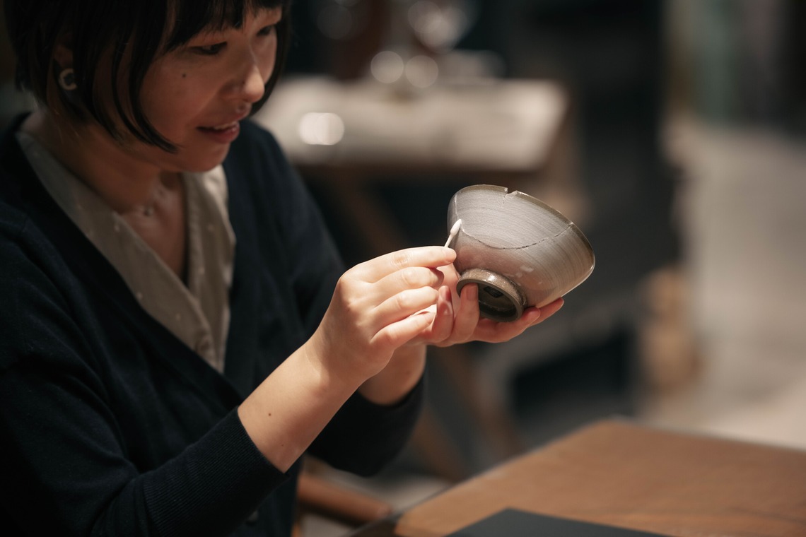 鈴木香那枝が撮影した「金継ぎ体験の取材撮影」の写真