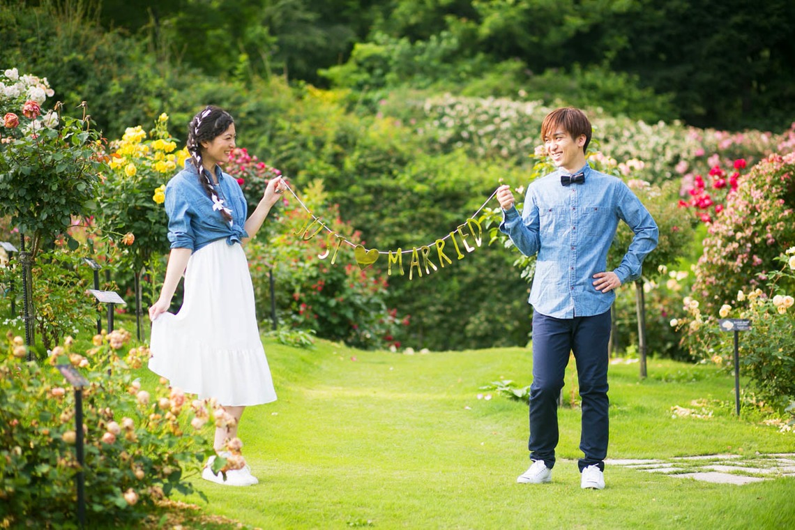 タカラモノ.foto　群馬の出張撮影カメラマンが撮影した「エンゲージメントフォト at　群馬フラワーパーク」の写真
