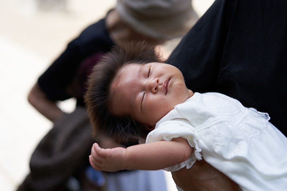 Actが撮影した「お宮参り」の写真