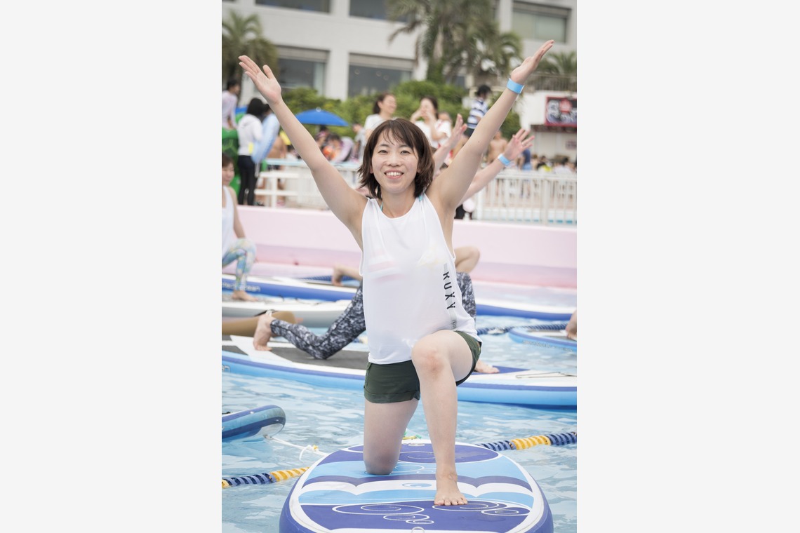 長濱崇が撮影した「サップヨガイベント/大磯ロングビーチ」の写真