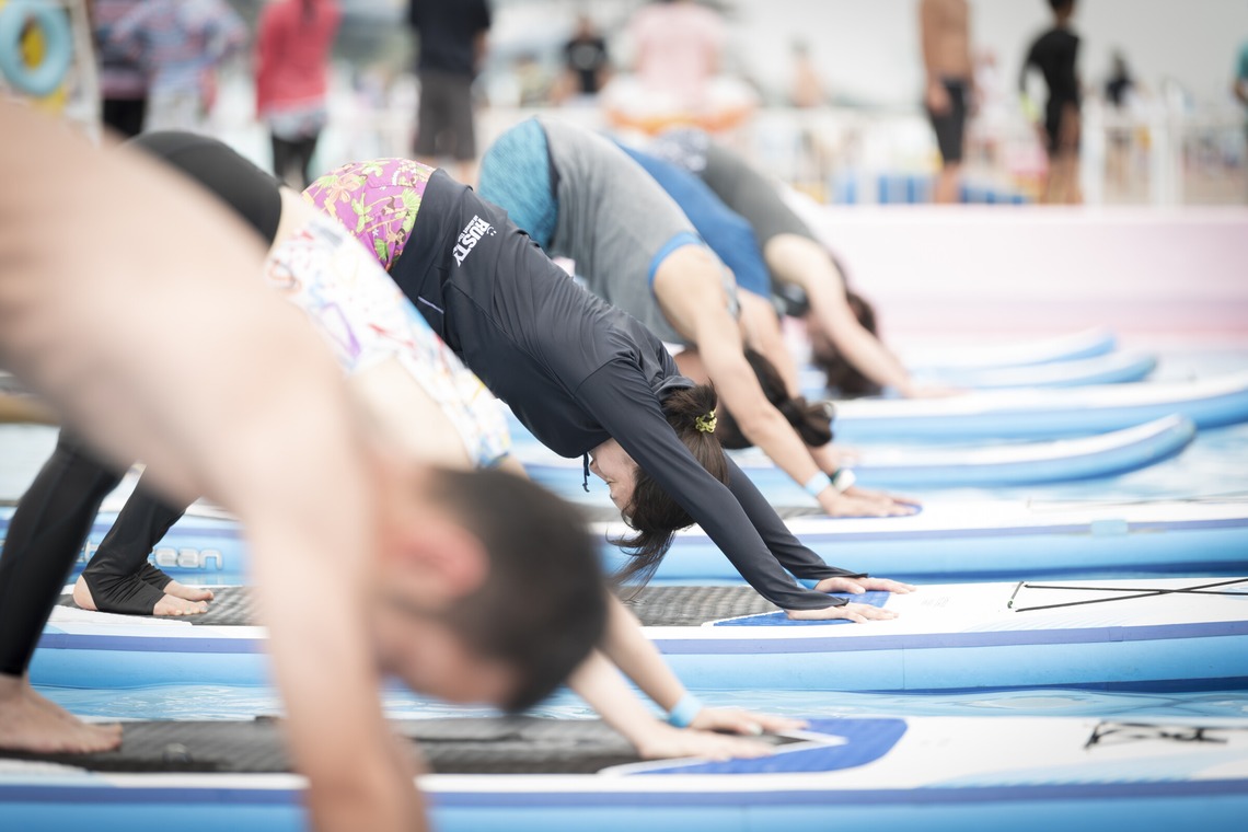 長濱崇が撮影した「サップヨガイベント/大磯ロングビーチ」の写真