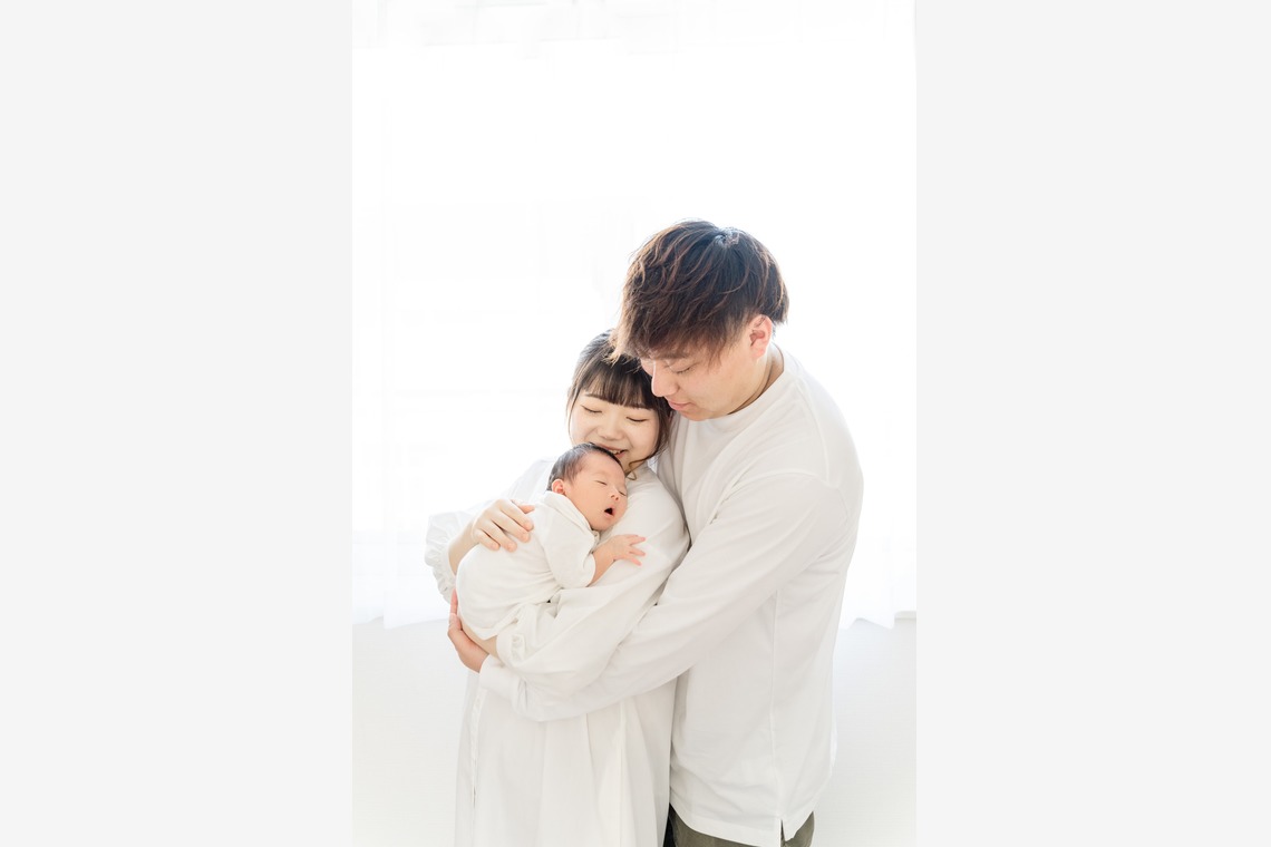 ウィリアムズ　侑依が撮影した「ニューボーンフォト」の写真