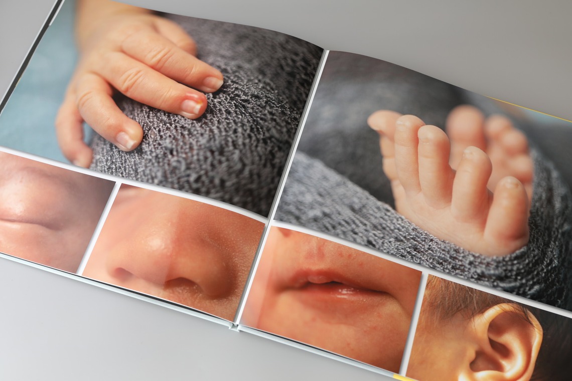 岩坪眞一郎が撮影した写真のアルバム「ニューボーンフォト」