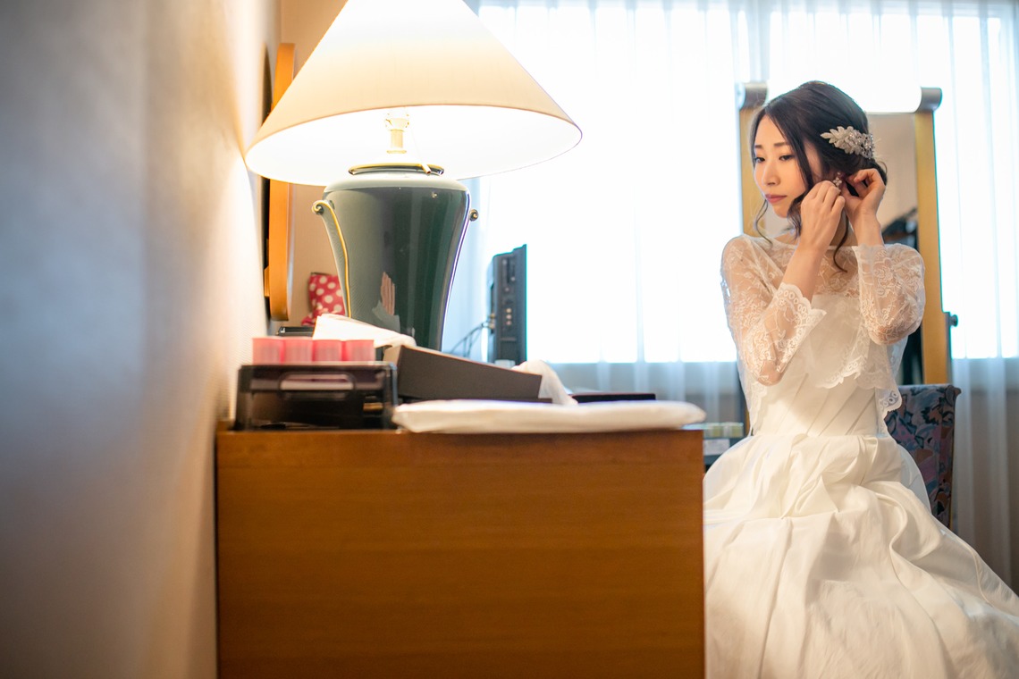 ゾクが撮影した「ウェディング当日イメージカット」の写真