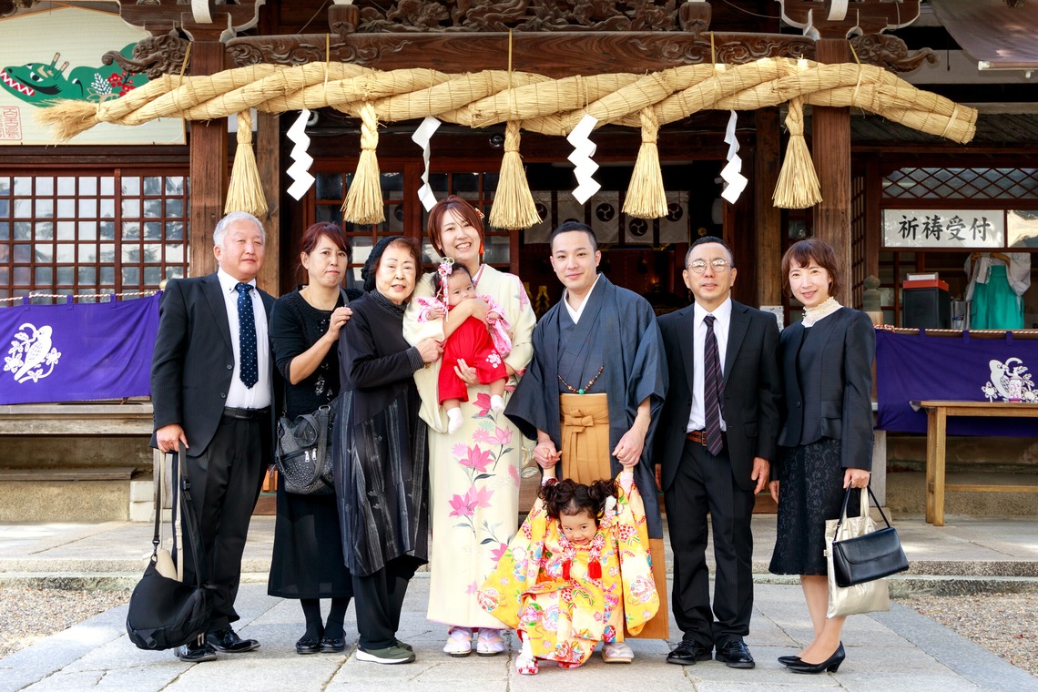 真方　祥が撮影した「七五三参り記念写真」の写真