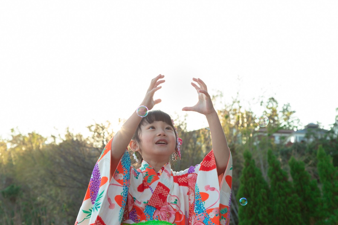 ゆのみふぉとが撮影した「七五三のお写真（人見知りの子供）」の写真