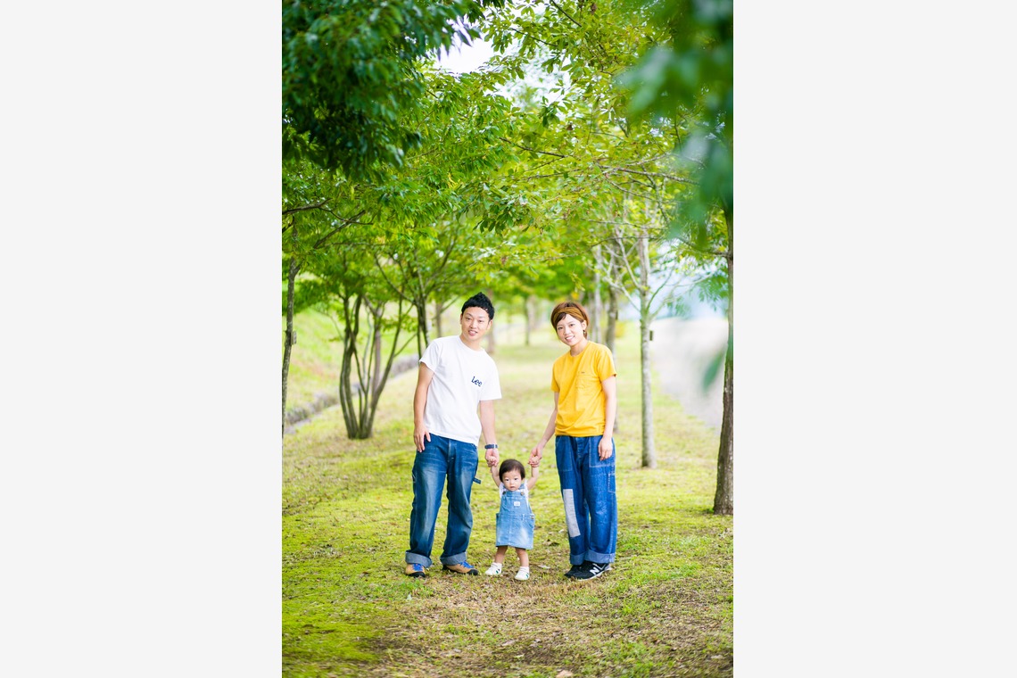 酒井大輔が出張撮影した家族写真(キッズ,ベビーフォト)などが写った「七五三撮影、家族写真」の家族写真