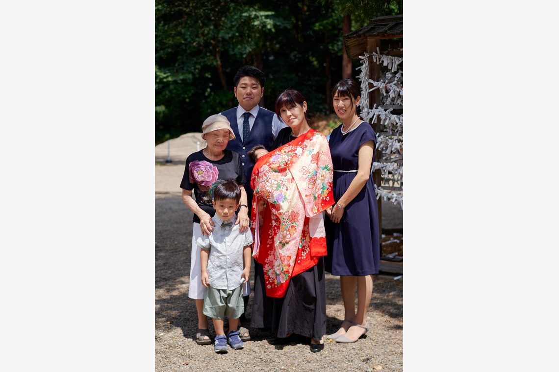 Actが撮影した「お宮参り」の写真