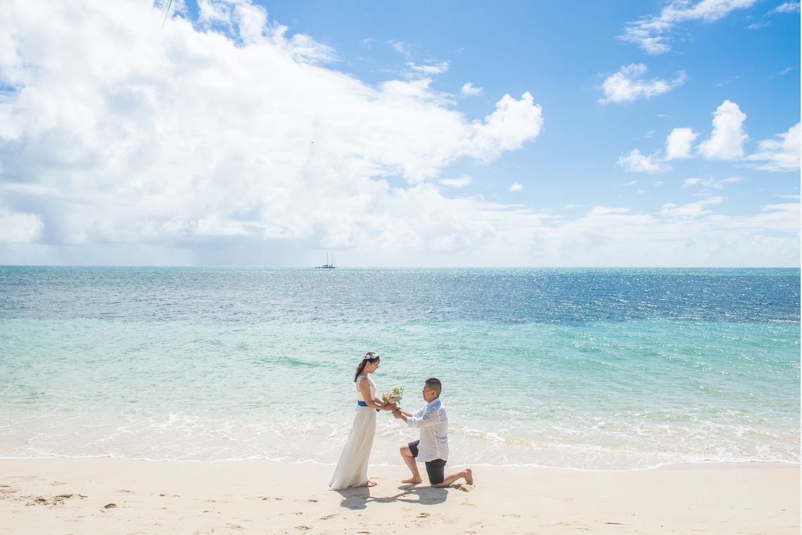 スマイルケアンズが撮影した写真のアルバム「ケアンズのグリーン島で憧れのビーチウエディング」