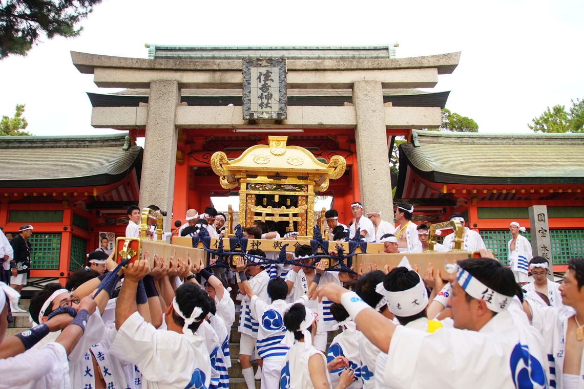 河野慈圓が撮影した写真のアルバム「イベント撮影　住吉大社御輿渡御」