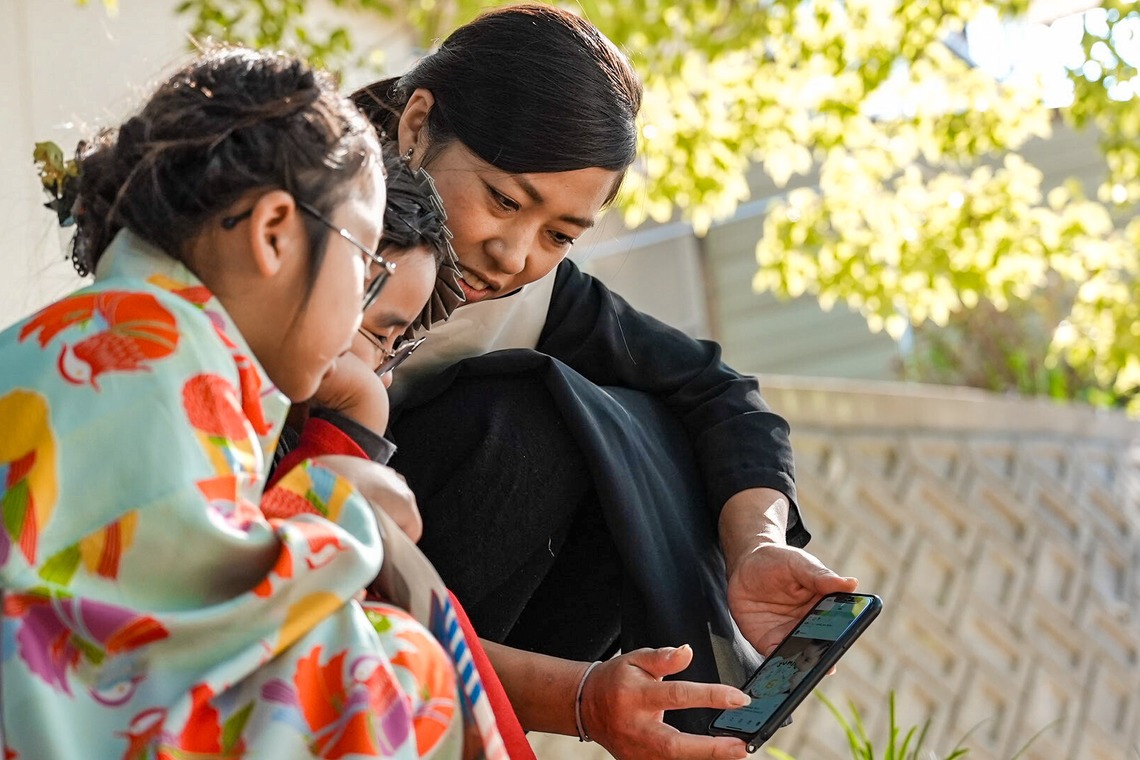 心綴フィルムが撮影した「七五三①」の写真