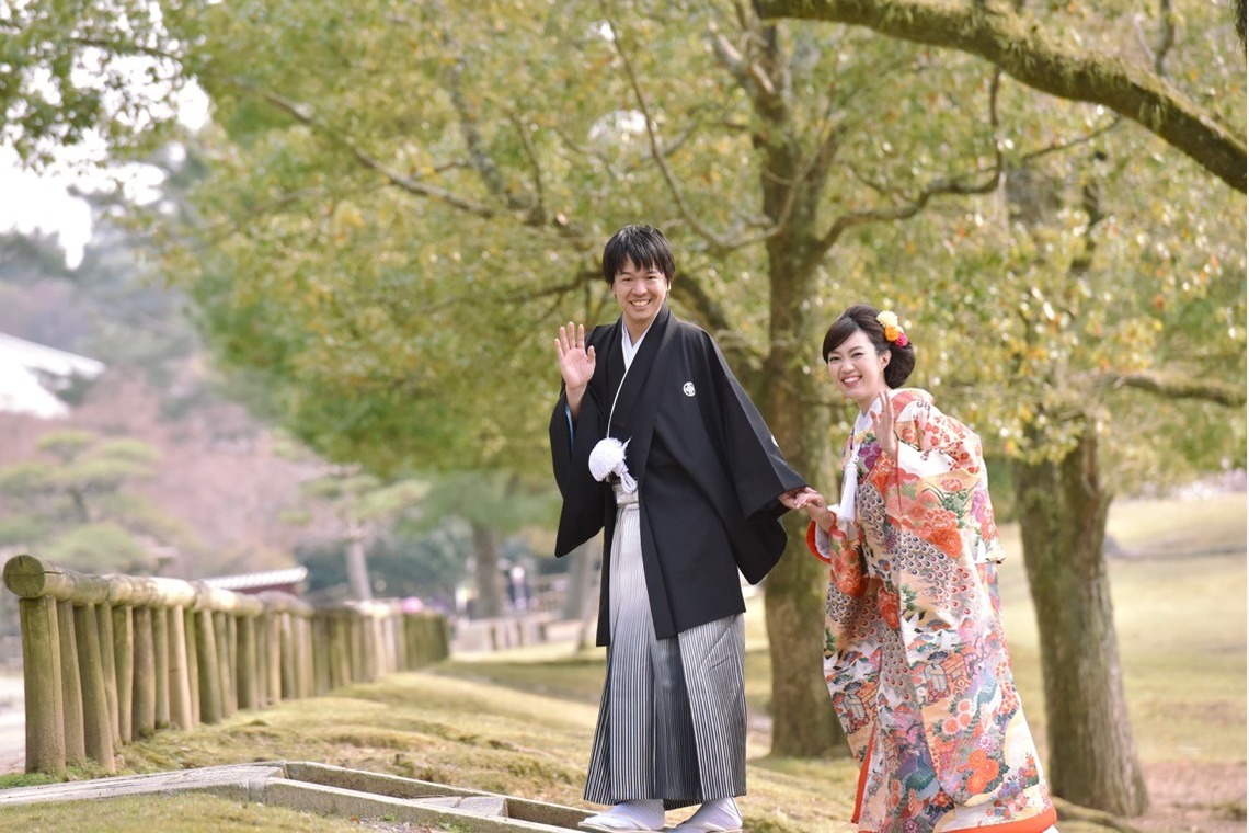 キキフォトワークスが撮影した「奈良公園でのロケーション撮影と神社でのご祈祷」の写真