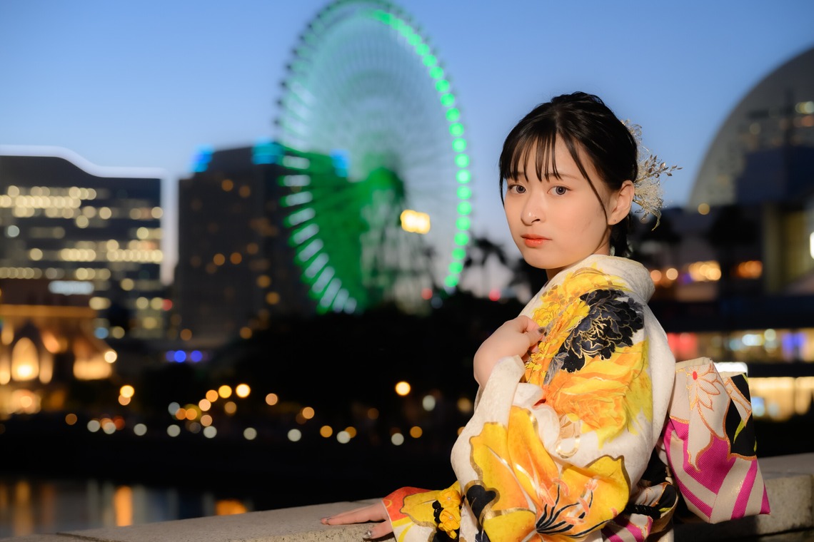 中川昌幸が撮影した写真のアルバム「イルミネーションと振袖姿」