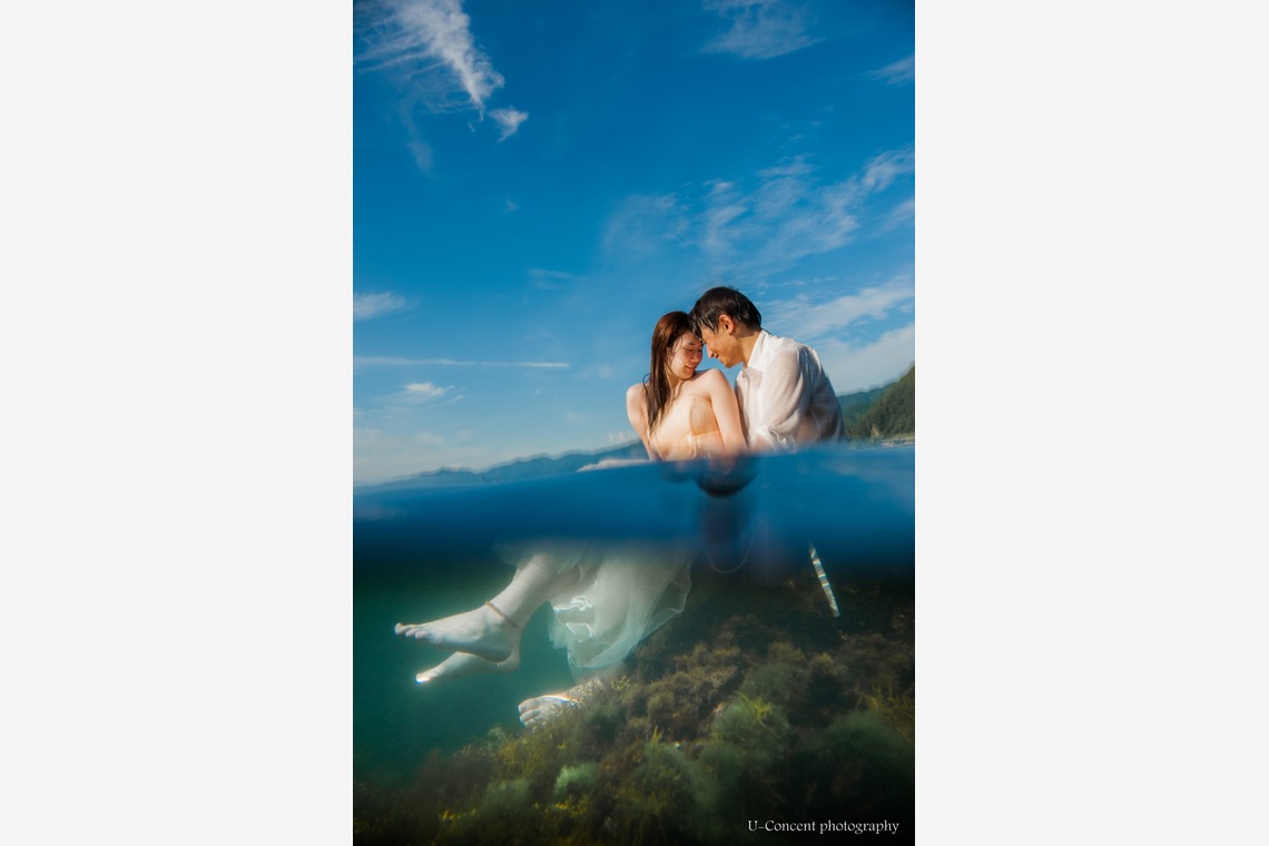 U-CONCENT (香川裕貴)が撮影した「水中ウェディング写真_和歌山、福井県」の写真