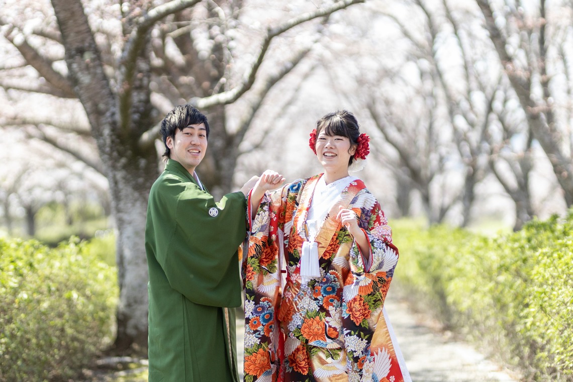 saruco(岩崎寿）が撮影した「京都和装前撮り＠桜」の写真