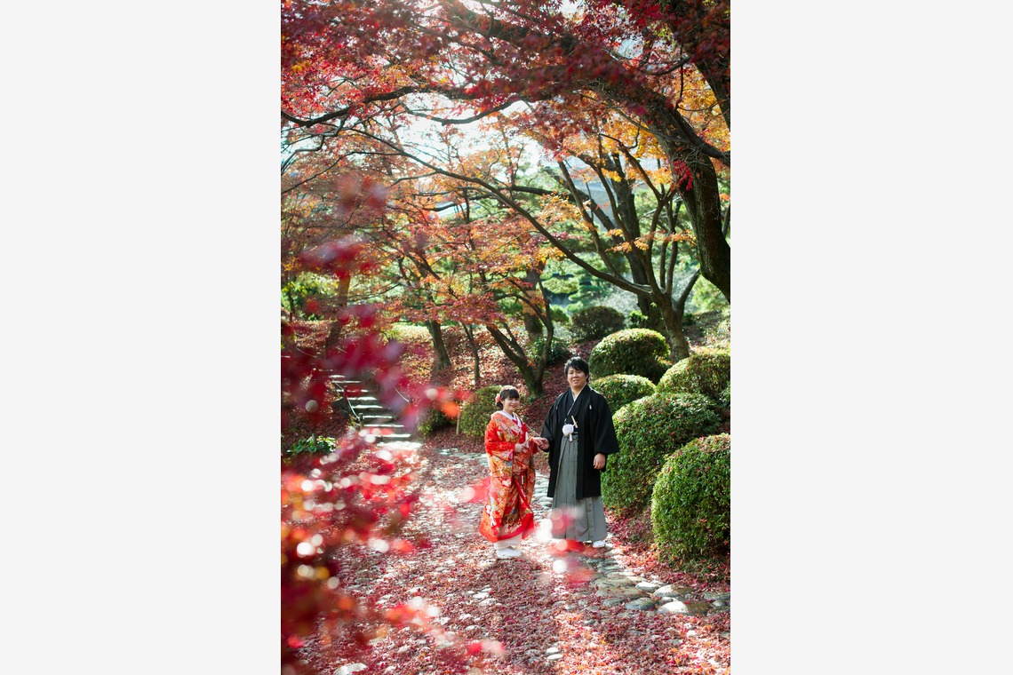 KIKIウェディングが撮影した写真のアルバム「秋の縮景園」